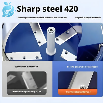 Portable electric peeler for fruits and vegetables, safe and fast